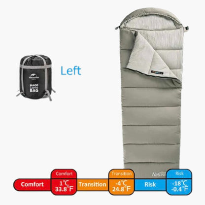 -4°C Lightweight Sleeping Bag for Camping Water Resistant with Superior Quality Soft Pongee Fabric