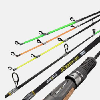 Ice Fishing Rod Soft Rip 50cm with Flat Tip Cork Handle