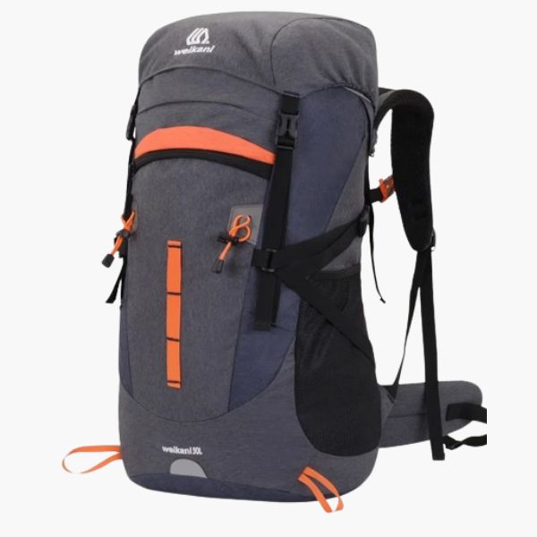 Mountaineering Bag Male 50L Waterproof Breathable Best Travel Backpack Night Reflection