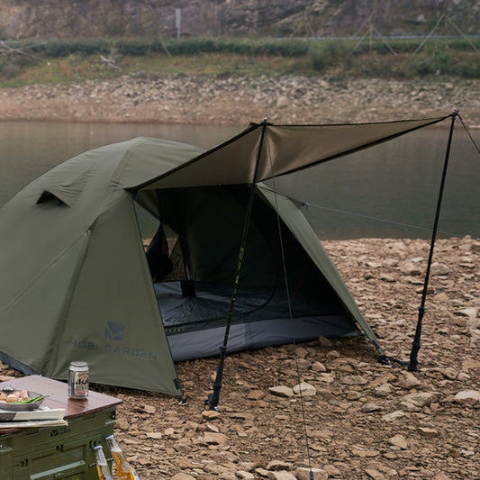 MOBI GARDEN Outdoor Camping Tent Rainproof Windproof Sunscreen 3 Season for 2-4 People Portable Ultralight Travel