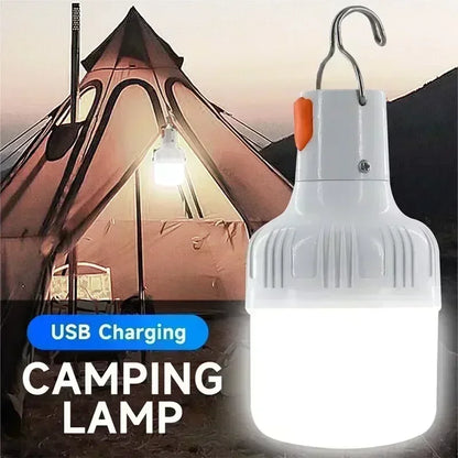 60W Emergency Light USB Rechargeable LED Light Bulb Camping Lantern