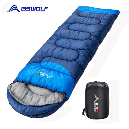 BSWOLF Camping Ultralight Waterproof  4 Season Warm Envelope Sleeping Bags