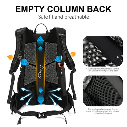 30L Waterproof Nylon 420D Backpack Eva Carry System Breathable
