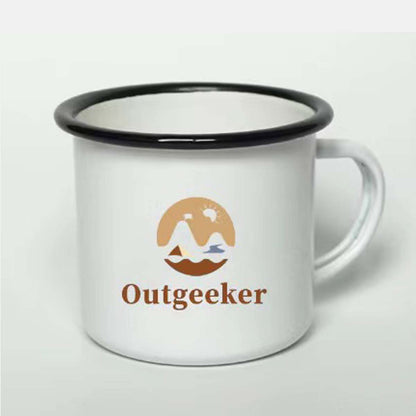 Outgeeker Outdoor Camping Essential Enamel Mug Cookware