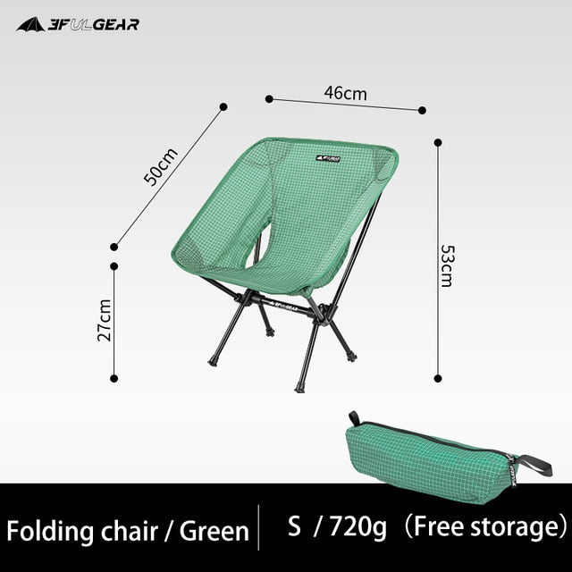 YKK Zipper 3F UL Gear Outdoor Ultralight Camping Picnic Chair